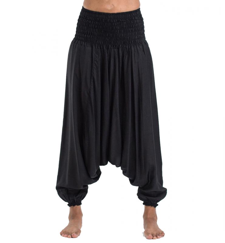 Thai Baggy Bukser Sort - 