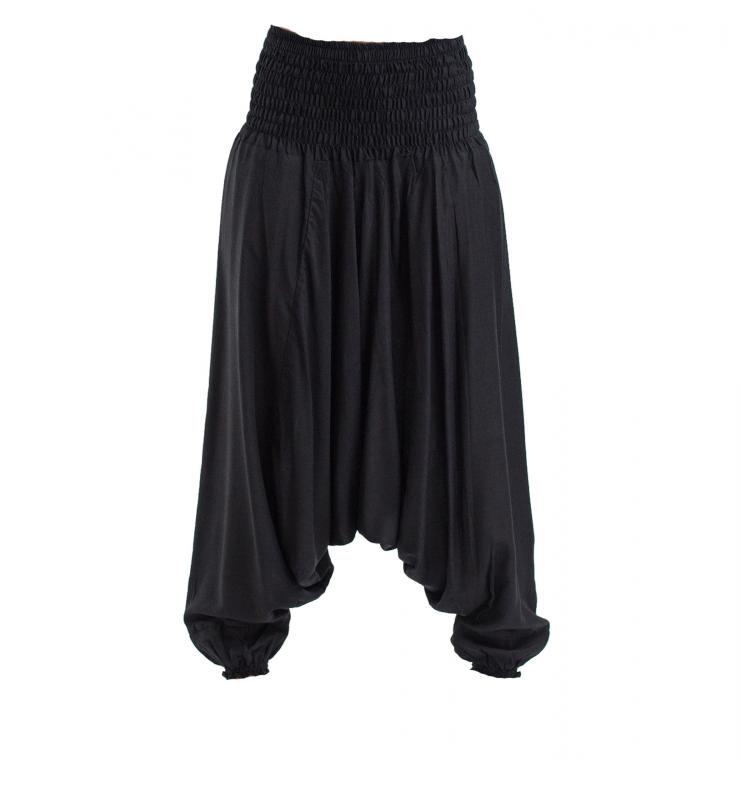 Thai Baggy Bukser Sort - 