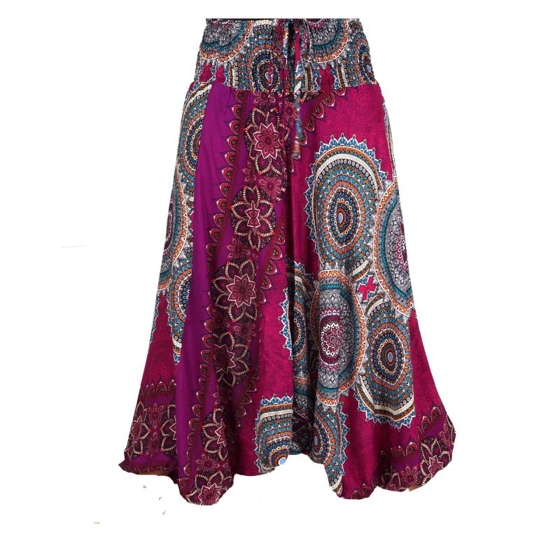 Baggy Haremsbukser Fuchsia  - 