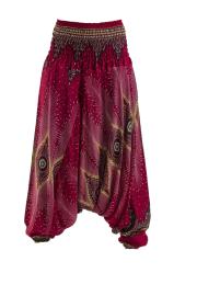 Thai Baggy Haremsbukser Diamond Red Eye