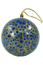 Indiske Julekugler - Blue