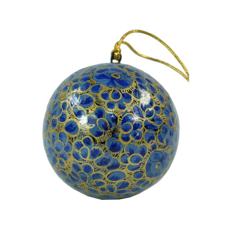 Indiske Julekugler - Blue