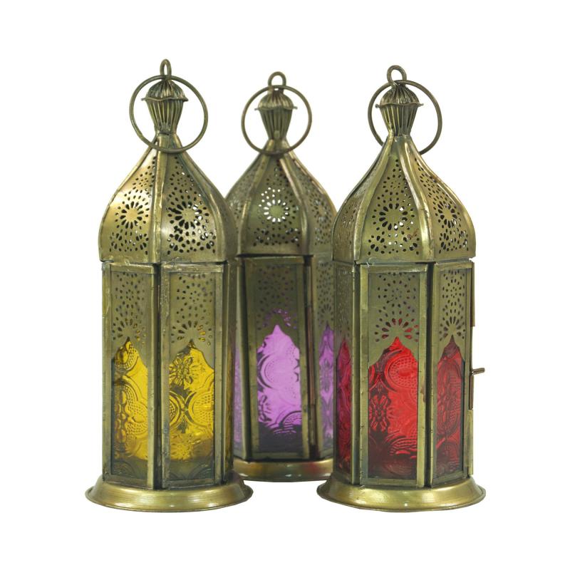 Marokkansk Lanterne Guld - 