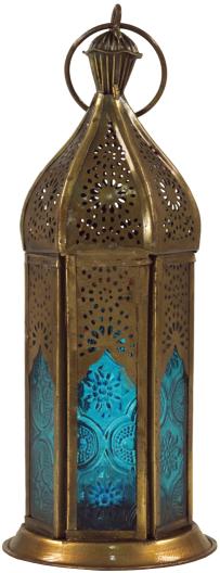 Marokkansk Lanterne Guld 