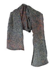 Tørklæde Crepe Silke 25 x 155 - Rose n' Grey