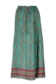Anika Lang Nederdel Turquoise