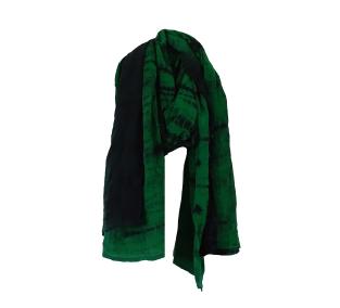 Batik Tørklæde Crepe Silke Green 