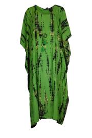 Kaftan Kjole Batik Green