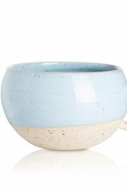 Keramik Kop Isblå