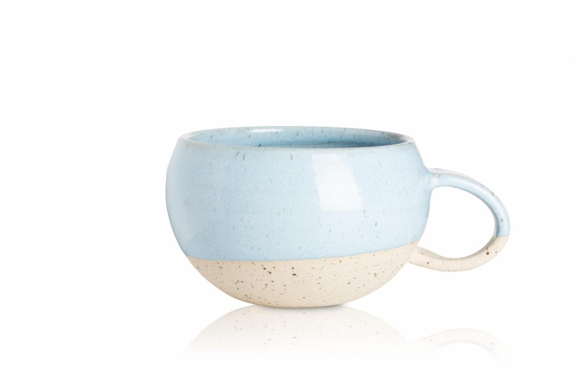 Keramik Kop Isblå - 