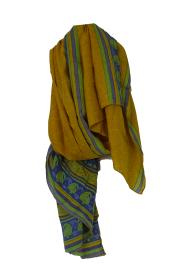 Saritørklæde Sarong Yellow n' Purple
