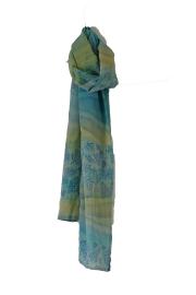 Tørklæde Crepe Silke 25 x 155 - Light Blue