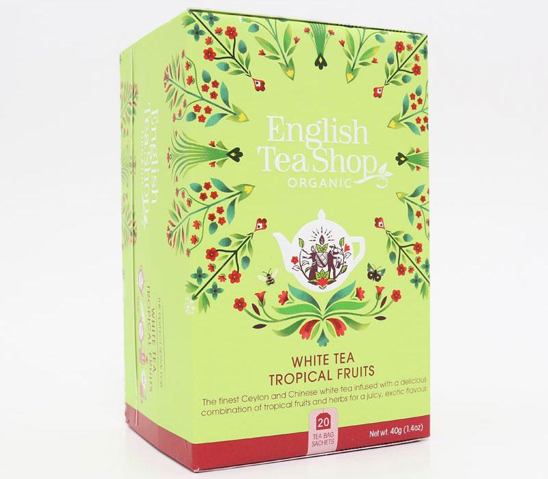 English Tea Shop - Hvid Te & Tropiske Frugter - 