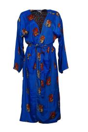 Vintage Kimono - Elephant Blue