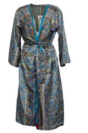 Vintage Kimono - Mint n' Beige