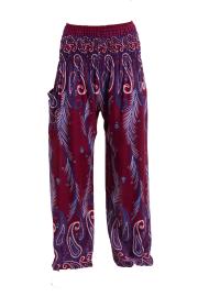 Thai Haremsbukser Feathers Red