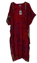 Chaya Kimono Throw Batik Red