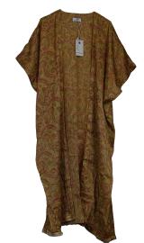 Chaya Kimono Throw Curry Wine