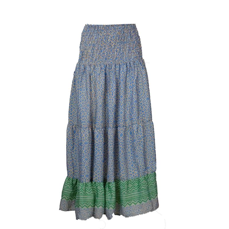 Lang Maxi Nederdel Light Blue - 