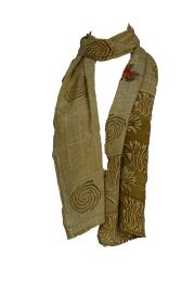 Tørklæde Crepe Silke 25 x 155 - Indian Sand