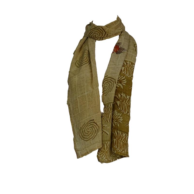 Tørklæde Crepe Silke 25 x 155 - Indian Sand - 