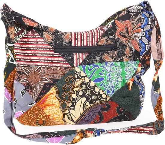 Patchwork Skuldertaske - 
