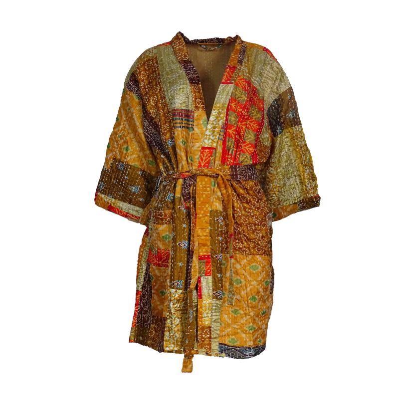 Kantha Silke Kimono Jakke 5 - 