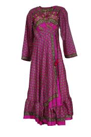 Bhavani Wrap Kjole India Pink