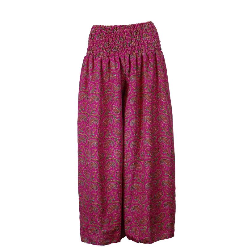 Palazzo Bukser - Paisley Pink - 