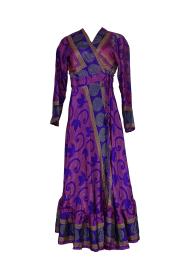 Bhavani Wrap Kjole Purple