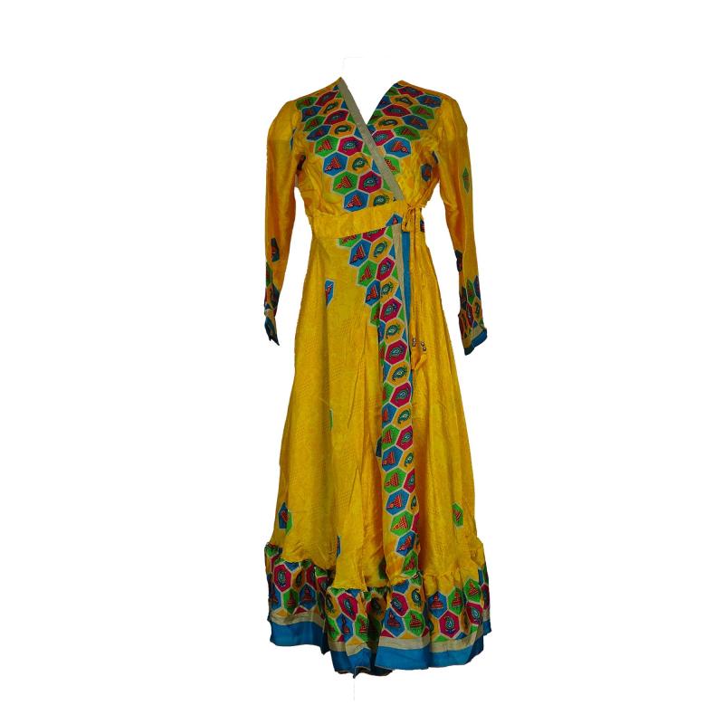 Bhavani Wrap Kjole Golden Yellow - 
