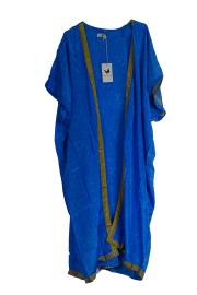 Chaya Kimono Throw India Blue