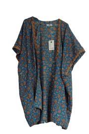 Indali Kort Kimono Dark Turquoise