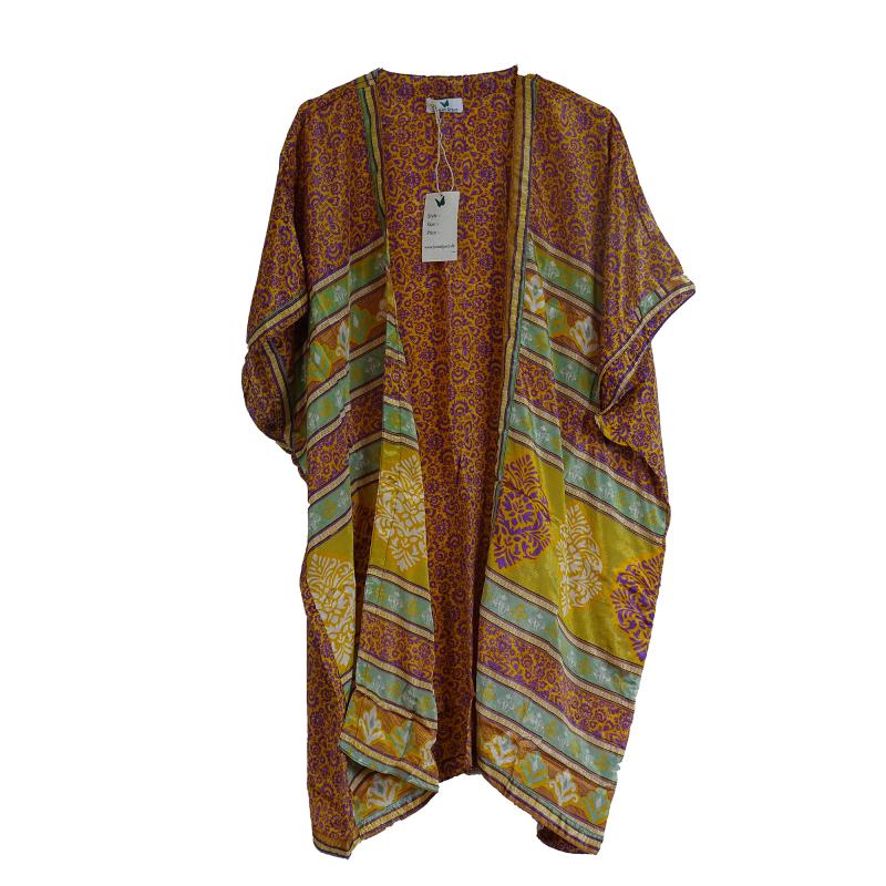 Indali Kort Kimono India Orange - 