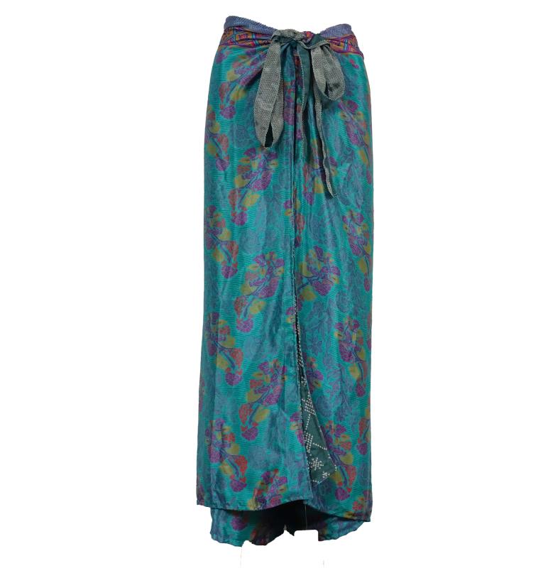 Wrap Pants Turquoise Teal Plus Size - 