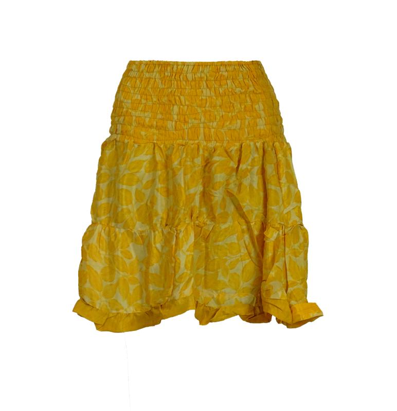 Manisha Nederdel Yellow Orange - 