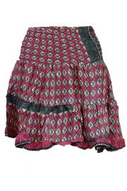 Manisha Nederdel Fuchsia Grey