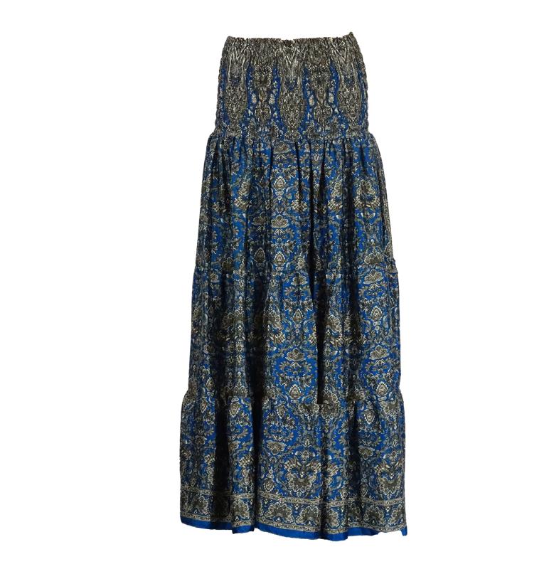 Lang Maxi Nederdel Dark Blue - 