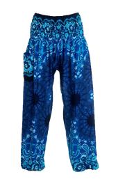 Thai Haremsbukser Mandala Blue