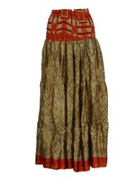 Maxi Nederdel Golden Beige