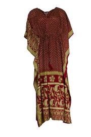 Kriti Kaftan Wine n' Beige
