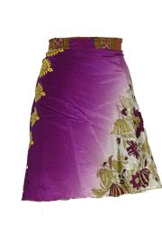 Sari Nederdel Kort Purple Shades
