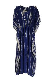 Kaftan Kjole Batik Blue