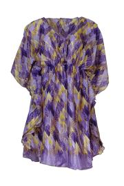 Vintage Sari Top India Purple