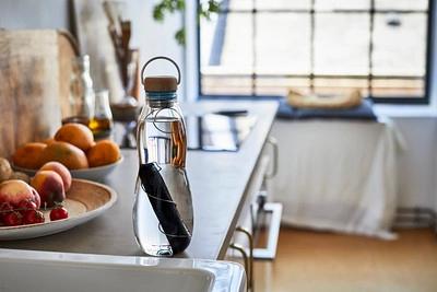 Eau Good Glasflaske m/ kulstang - 