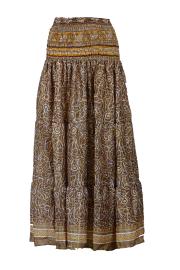 Maxi Nederdel India Beige