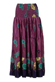 Maxi Nederdel Purple Flowers