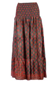 Lang Maxi Nederdel Rose n' Brown