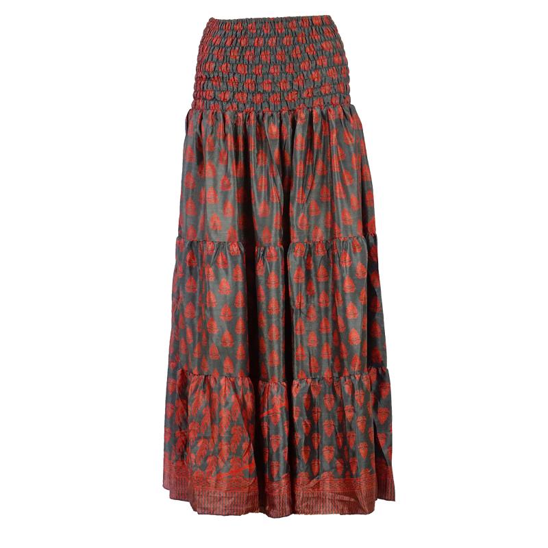Lang Maxi Nederdel Rose n' Brown - 