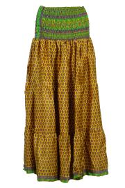 Lang Maxi Nederdel Golden Colours